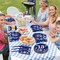 gisgfim 96 PCS 13th Birthday Party Supplies 13th Birthday Plates and Napkins Official Teen 13th Tableware Blue and Silver Dinnerware Set 13 Years Old Party Decorations Favors for Boys Girls Serve 24